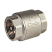 Клапан обратный с латунным золотником 1", никелированный Kromwell