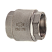 Клапан обратный с латунным золотником 1", никелированный Kromwell