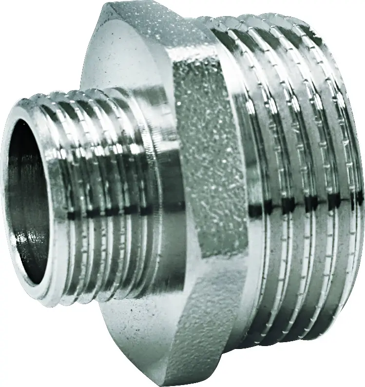 Ниппель переходной, 1/2"х3/8", НР-НР Kromwell