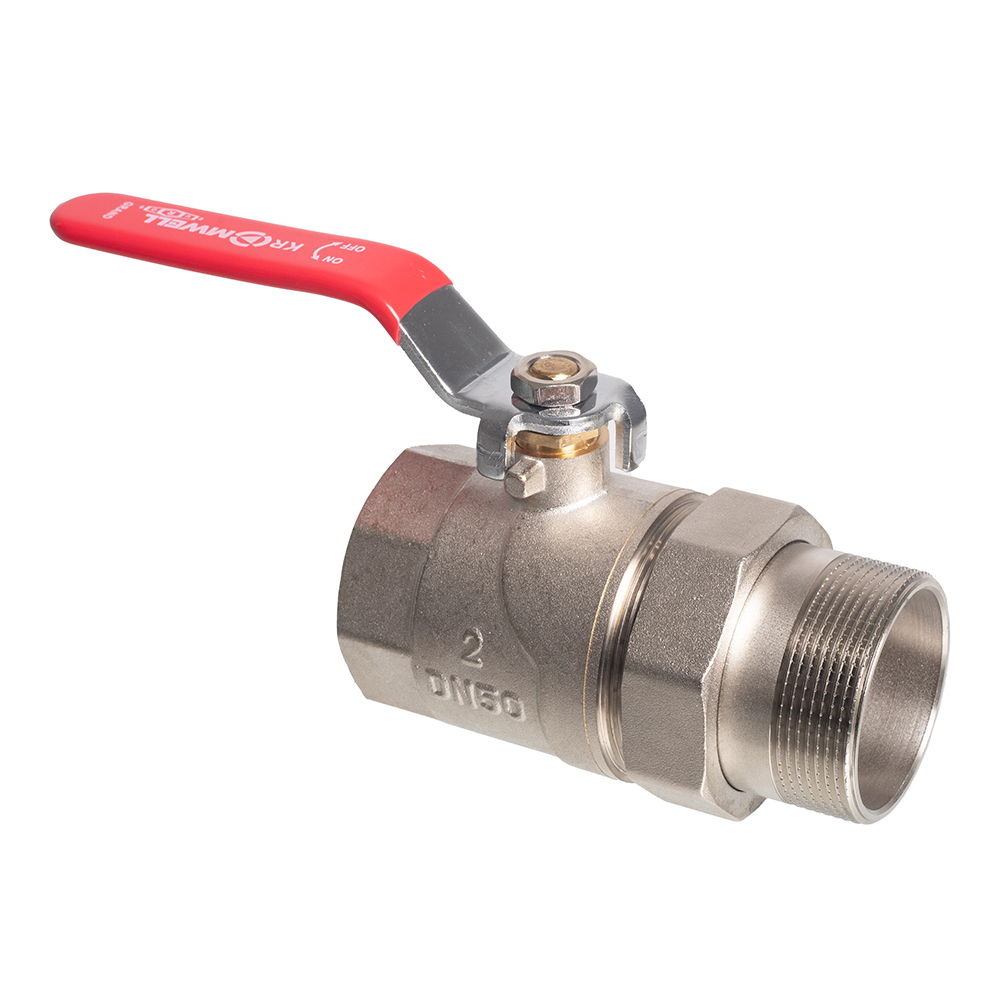 Кран шаровой с американкой (ручка-рычаг) 2" ВР-НР Kromwell