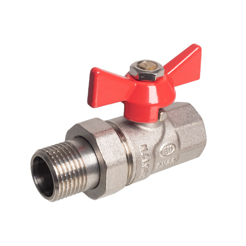 Кран шаровой с полусгоном (ручка-бабочка) 1/2" внутренняя - наружная резьба EU.YT1287030 12_k