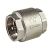 Клапан обратный с латунным золотником 1 1/4", никелированный Kromwell